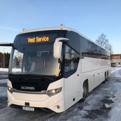 Hvit buss